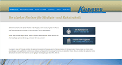 Desktop Screenshot of kaemmerer-medi.de